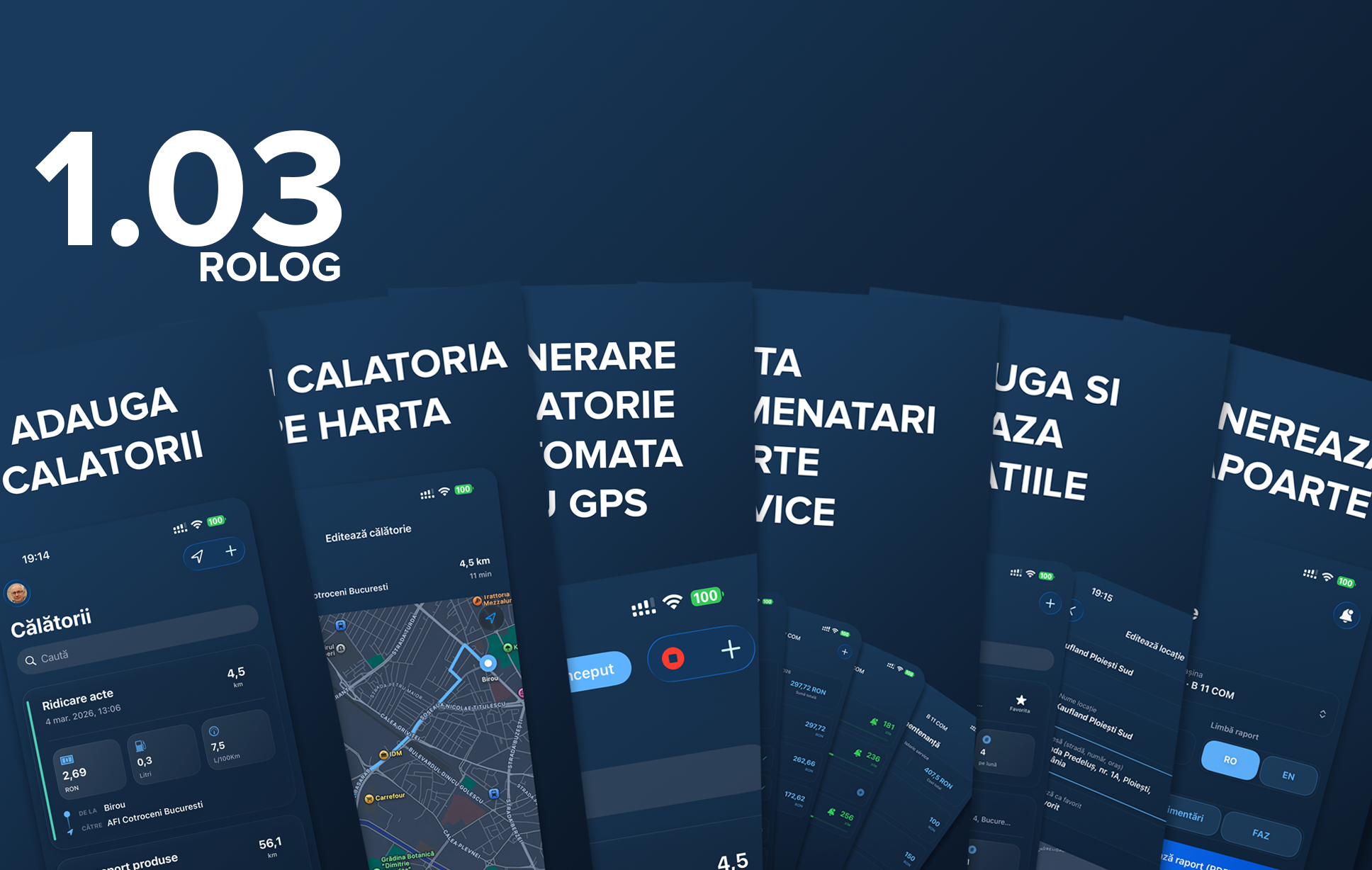 Rolog a crescut: de la foi de parcurs la manager complet de vehicule